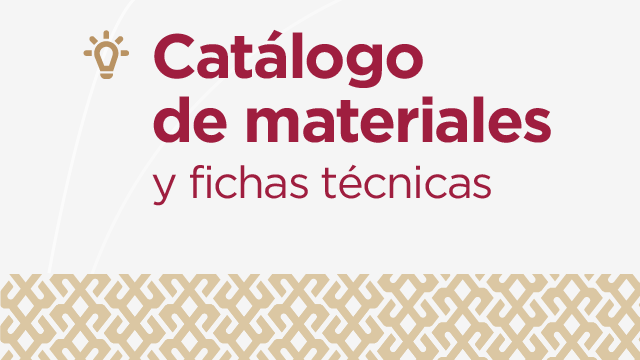 Catálogo de Materiales y Fichas Técnicas